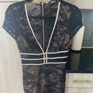 Cocktail Lace Mini Dress